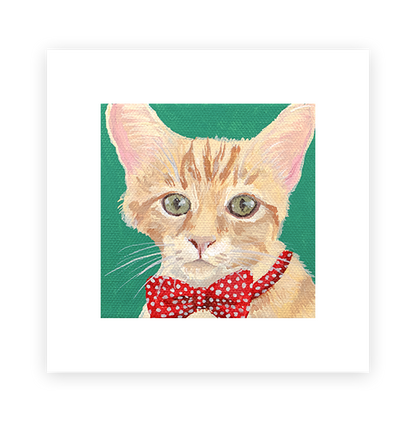 Cat 48: Theodore Art Print