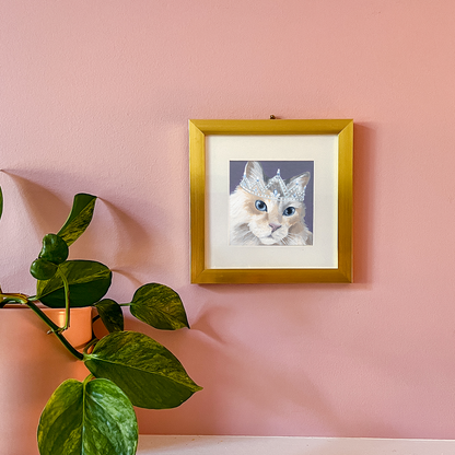 Cat 50: Noelle Puffalump Heffaphlusen Art Print