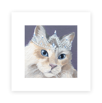 Cat 50: Noelle Puffalump Heffaphlusen Art Print