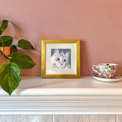 Cat 50: Noelle Puffalump Heffaphlusen Art Print