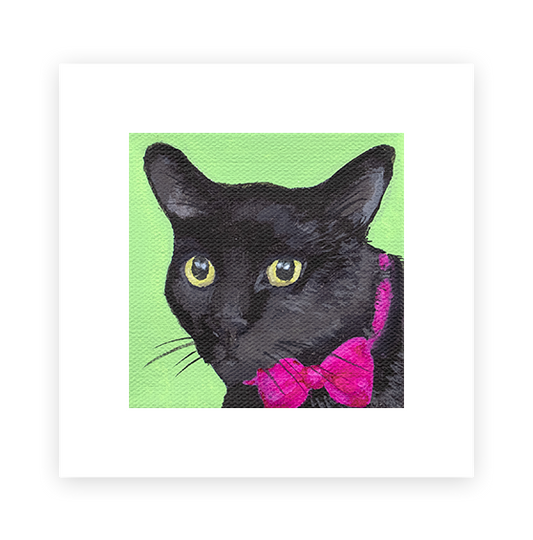 Cat 52: Bandit Art Print