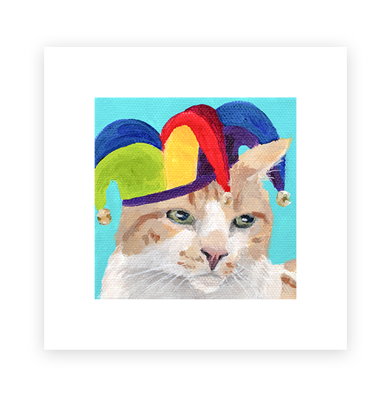 Cat 53: Greg Art Print