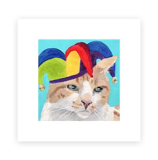 Cat 53: Greg Art Print