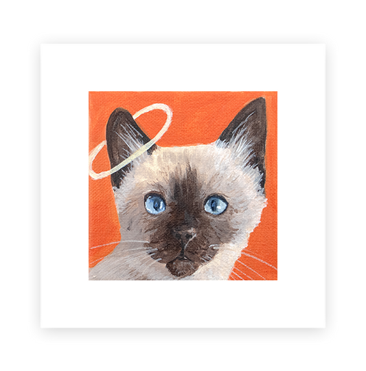 Cat 55: Nessie Art Print