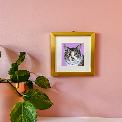 Cat 57: Mia Art Print