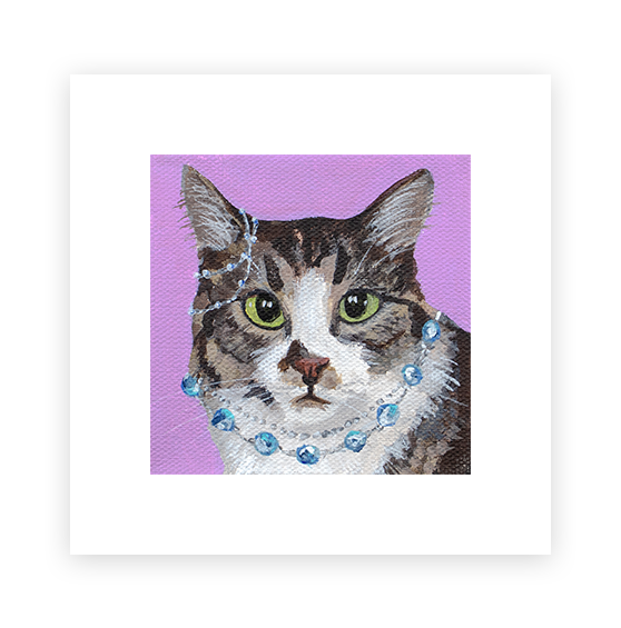 Cat 57: Mia Art Print