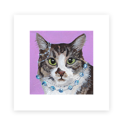 Cat 57: Mia Art Print