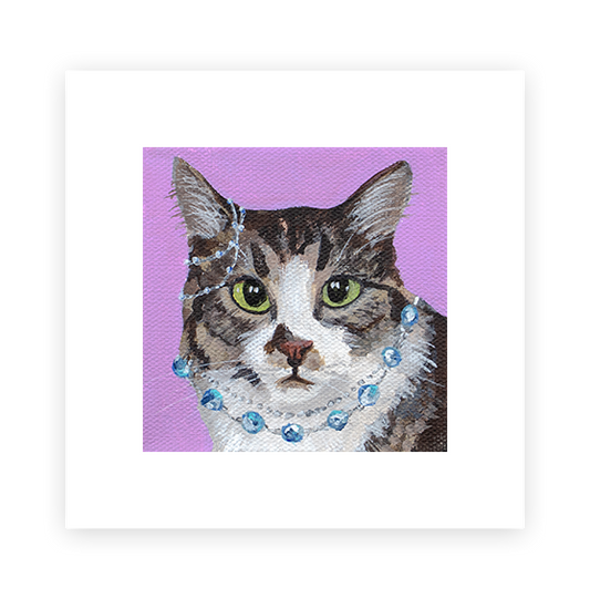 Cat 57: Mia Art Print