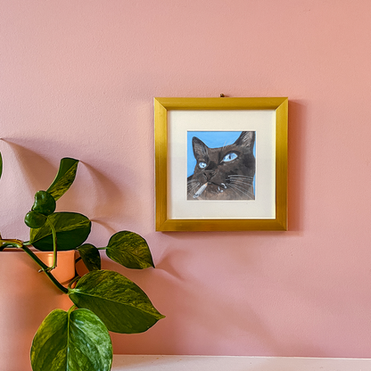 Cat 58: Stanley Art Print