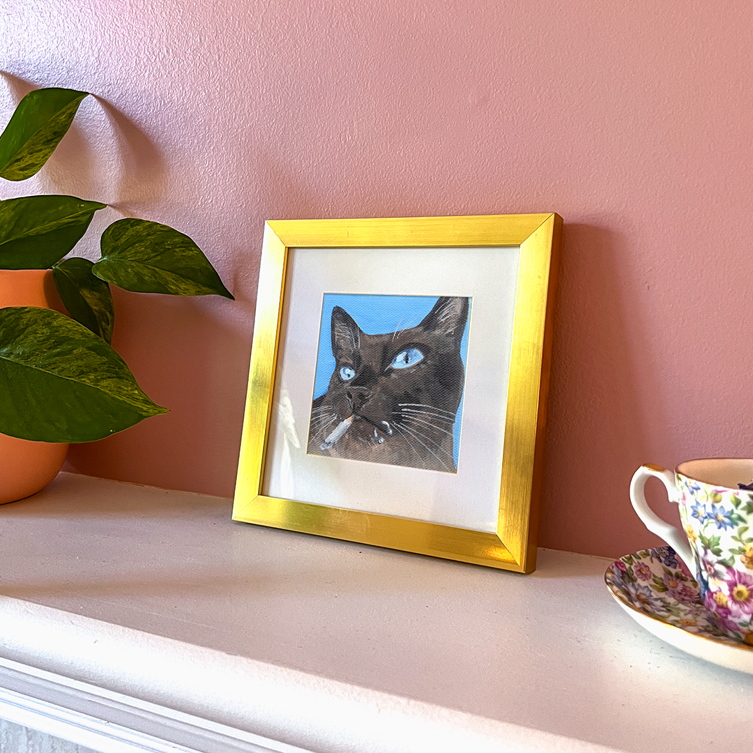 Cat 58: Stanley Art Print