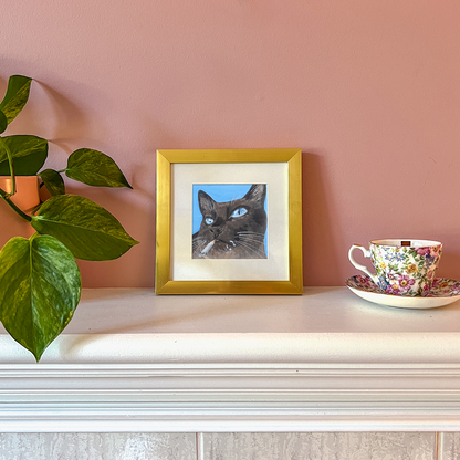 Cat 58: Stanley Art Print