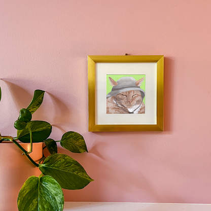 Cat 62: Minnow Art Print