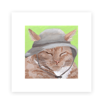 Cat 62: Minnow Art Print