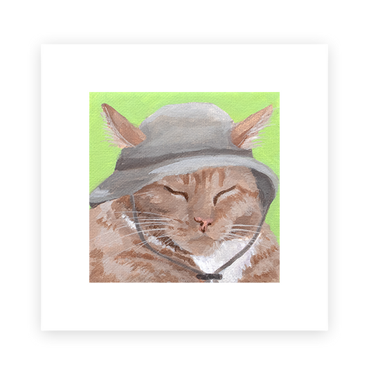 Cat 62: Minnow Art Print