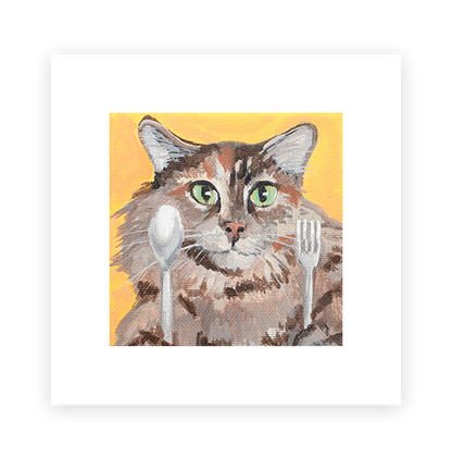 Cat 63: Amy Art Print