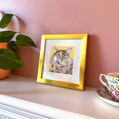 Cat 63: Amy Art Print