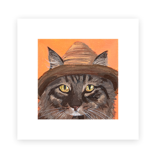 Cat 66: Bear Art Print