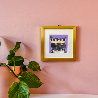 Cat 69: Bunny Art Print