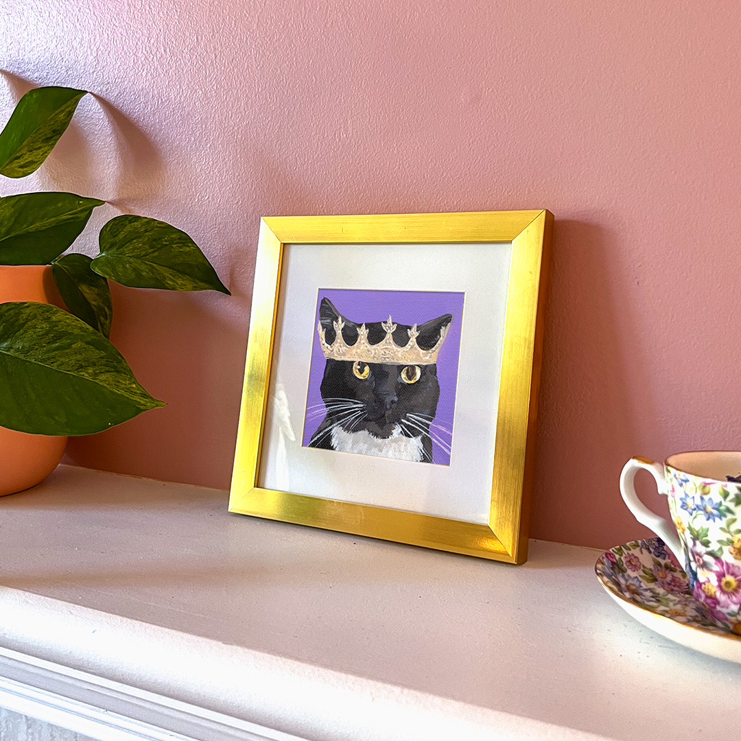 Cat 69: Bunny Art Print