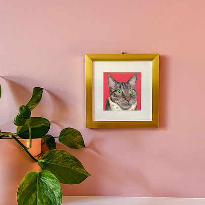 Cat 71: Benny Art Print