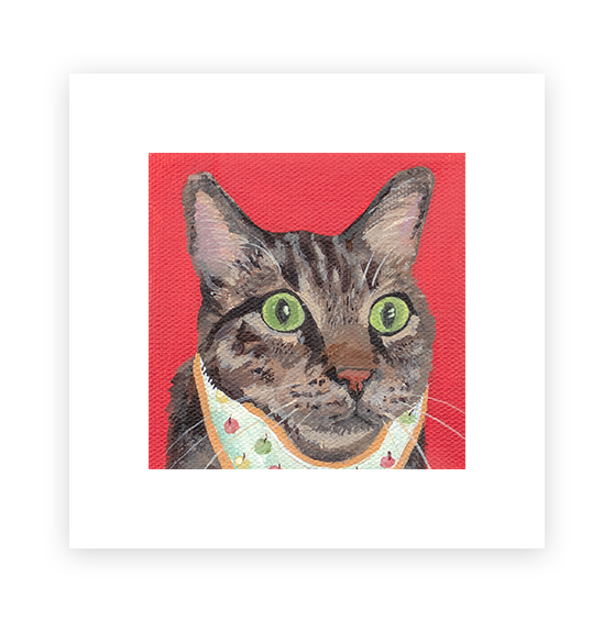 Cat 71: Benny Art Print
