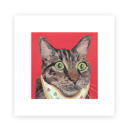 Cat 71: Benny Art Print
