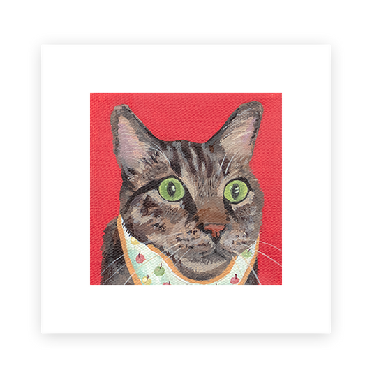 Cat 71: Benny Art Print