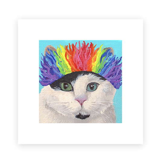 Cat 73: Gideon Art Print