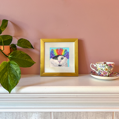 Cat 73: Gideon Art Print
