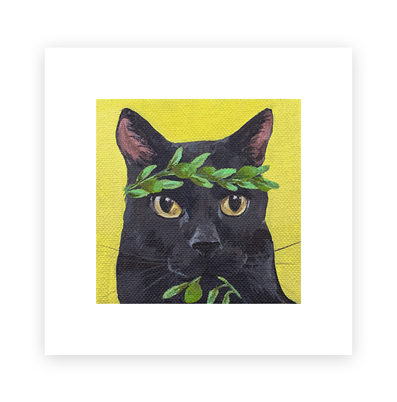 Cat 75: Minou Art Print