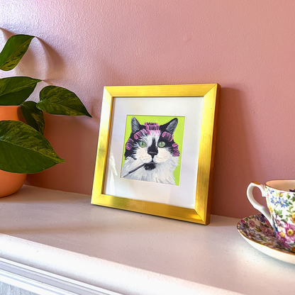 Cat 77: Vestress Art Print