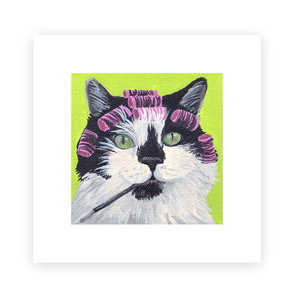 Cat 77: Vestress Art Print