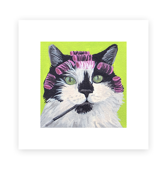 Cat 77: Vestress Art Print