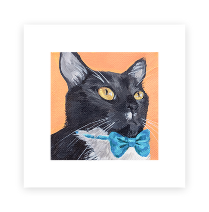 Cat 80: Charlie Art Print