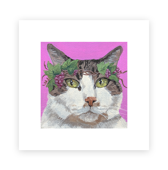 Cat 82: Olivine Art Print