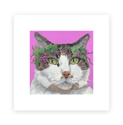Cat 82: Olivine Art Print
