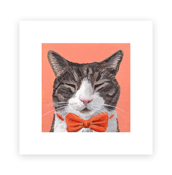Cat 84: George Art Print