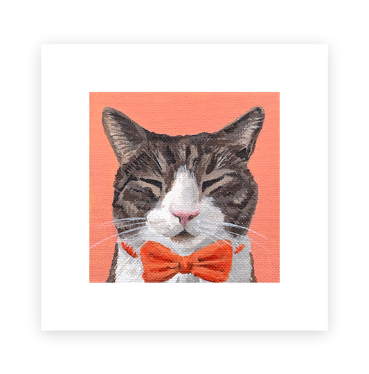 Cat 84: George Art Print