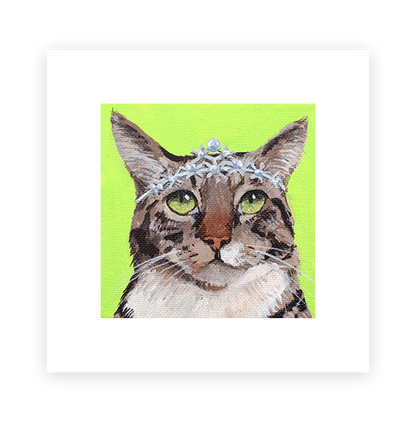 Cat 85: Ginny Art Print