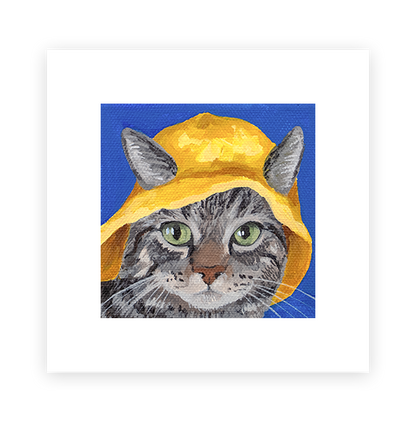 Cat 87: Rocky Art Print