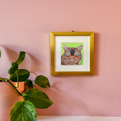 Cat 88: Pumpkin Art Print