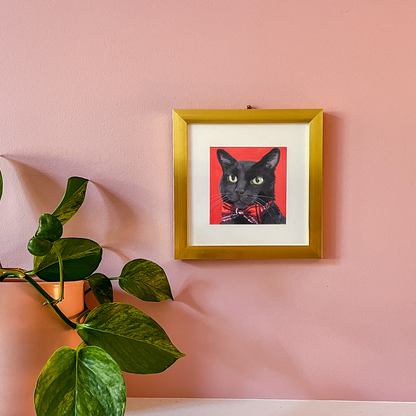 Cat 89: Teddy Art Print