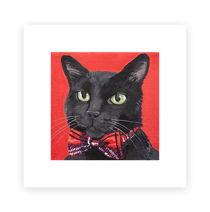 Cat 89: Teddy Art Print