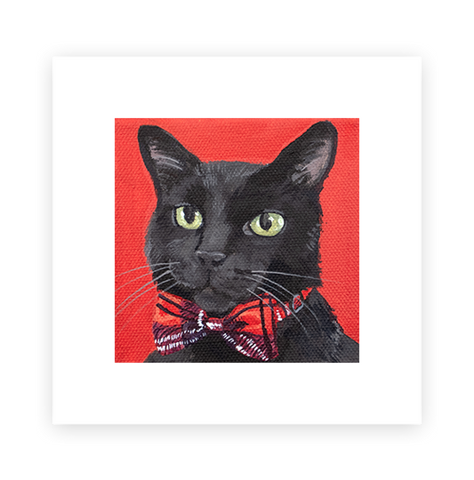 Cat 89: Teddy Art Print