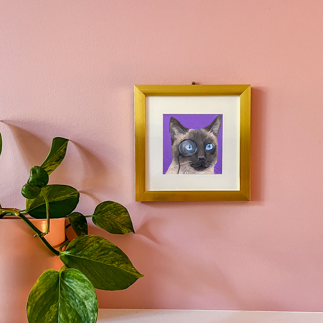 Cat 90: Wanda Art Print