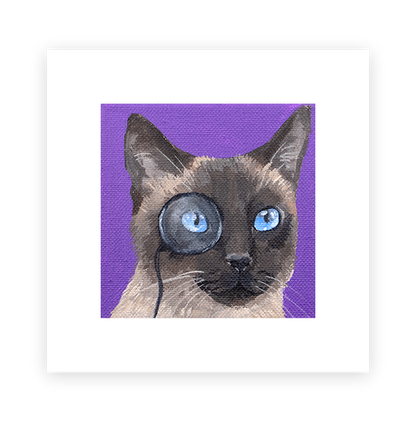 Cat 90: Wanda Art Print