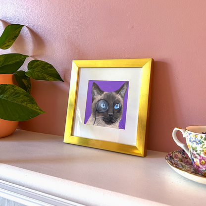 Cat 90: Wanda Art Print