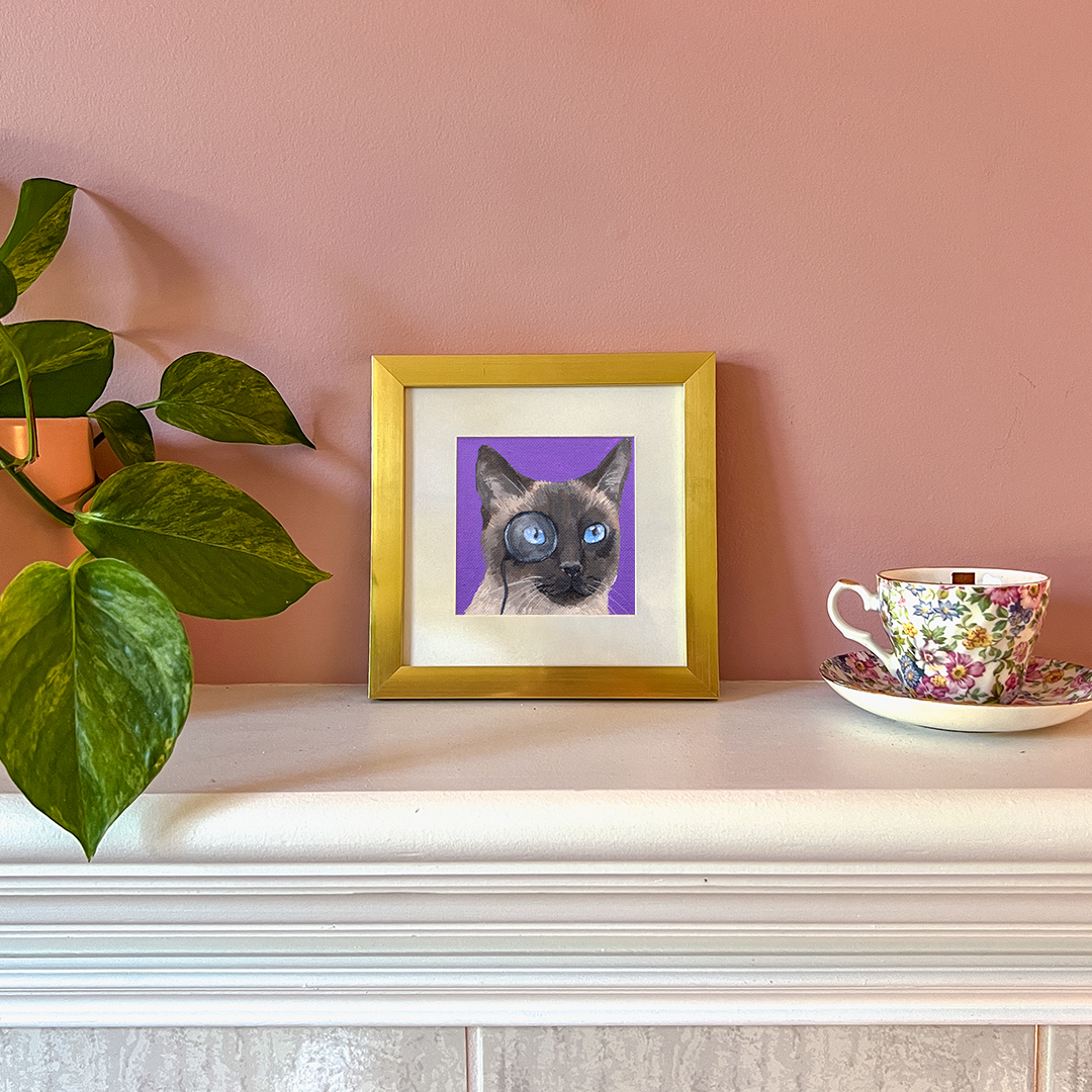 Cat 90: Wanda Art Print