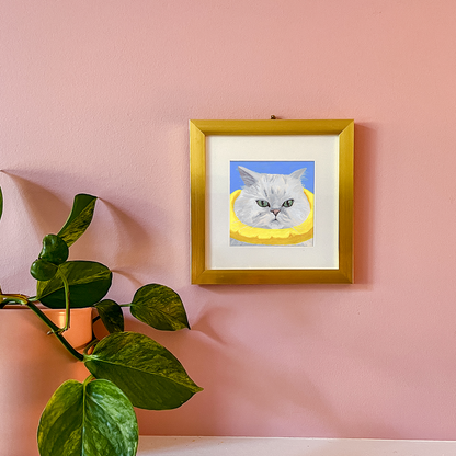 Cat 95: Tofu Art Print