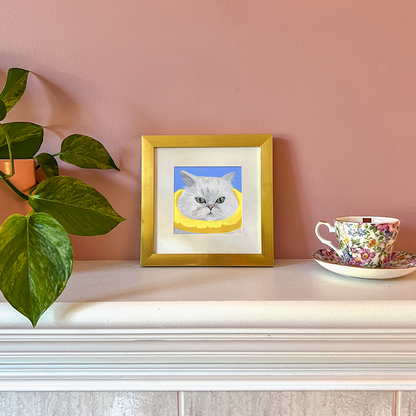 Cat 95: Tofu Art Print